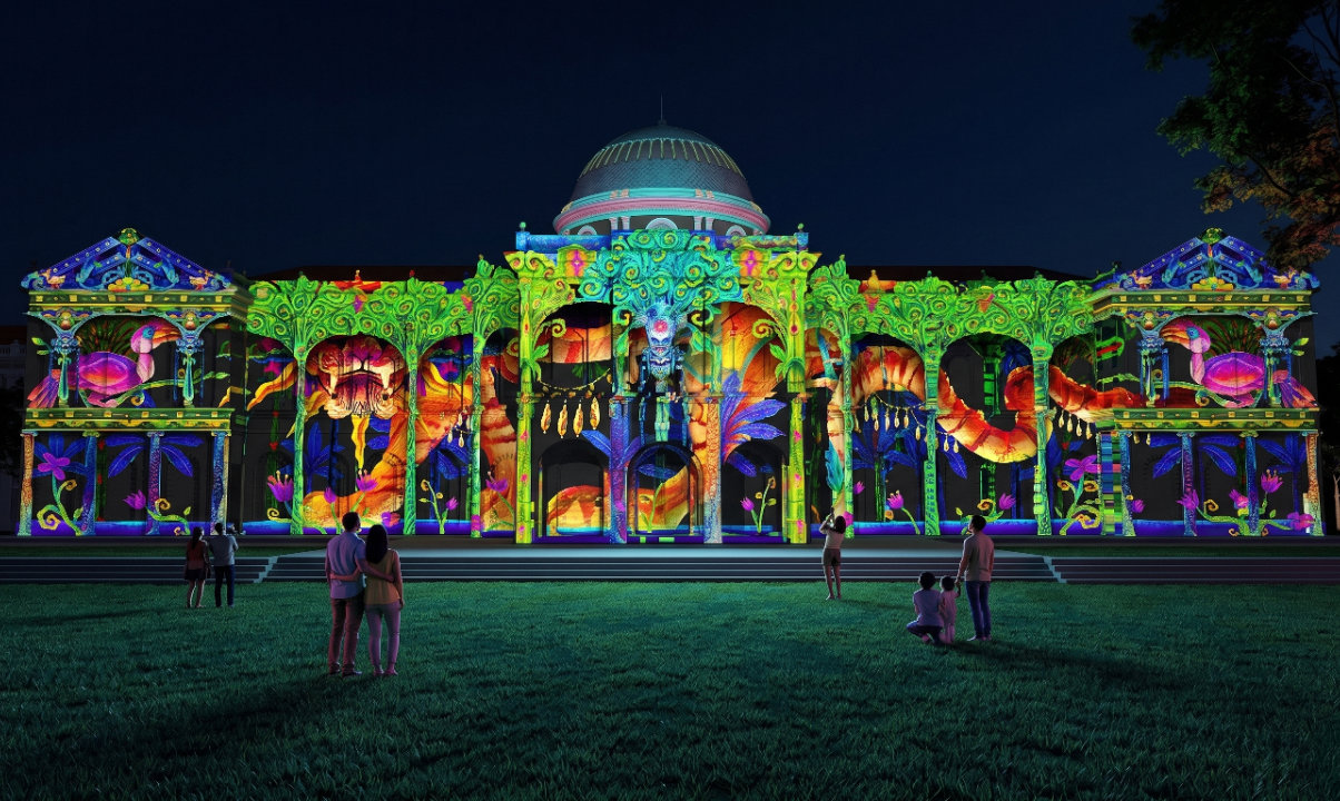 Tales of Earth and Sea – A Projection Mapping by The Fox, The Folks