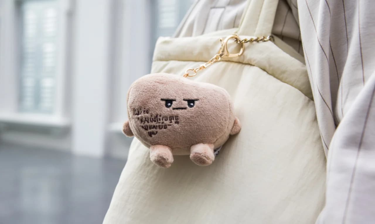Stoney Keychain Plush Laser Engraving